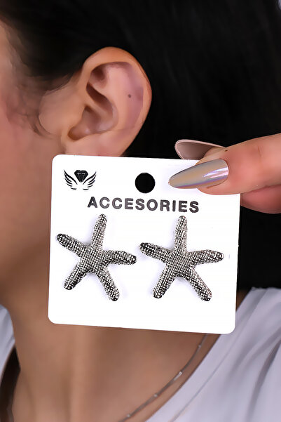 LOWEN AKSESUAR أقراط نجم البحر النسائية