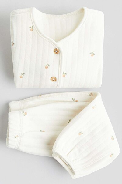 H&M 2-piece quilted jersey set