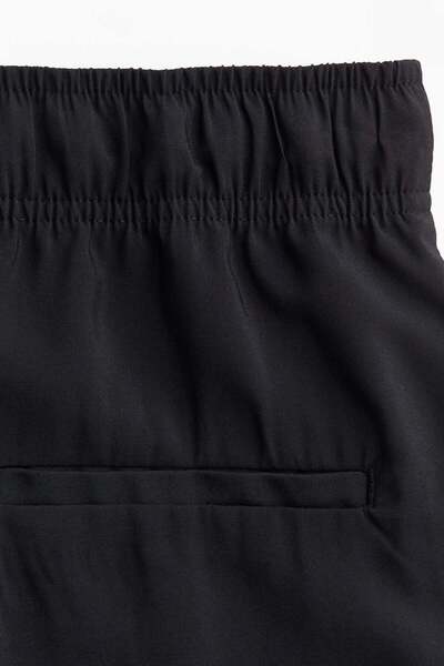 H&M Wide tie-belt trousers