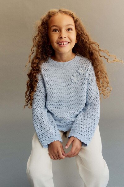 H&M Hole-knit cotton jumper