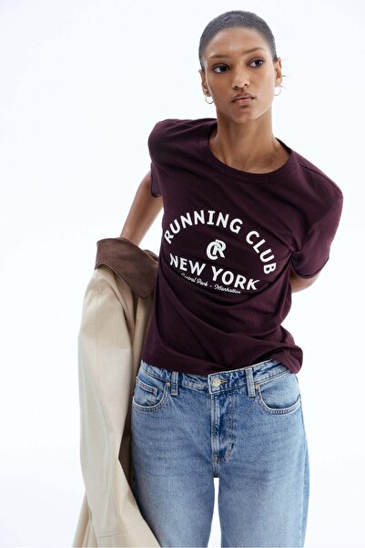 H&M تي شيرت بطبعة