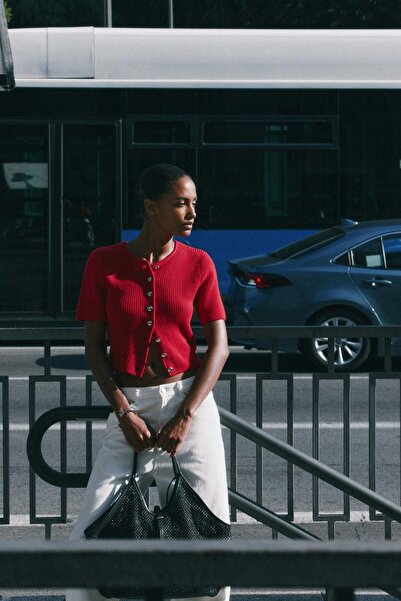 H&M Rib-knit cardigan