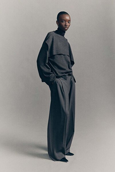 H&M Wide tailored trousers