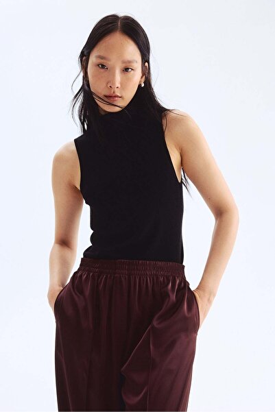 H&M Wide crease-detail trousers