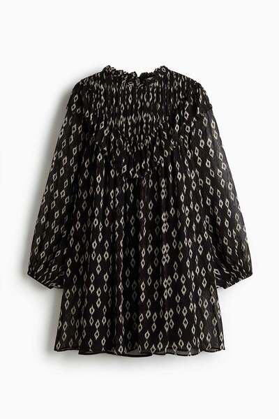 H&M Frill-trimmed tunic dress