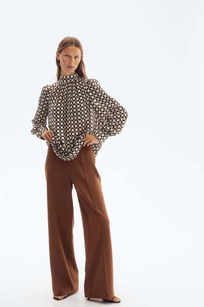 H&M Stand-collar blouse