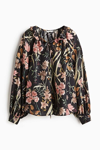 H&M Frill-collar blouse