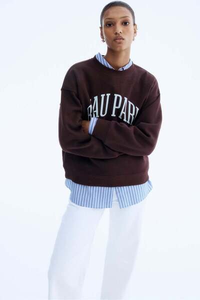 H&M Text-motif sweatshirt