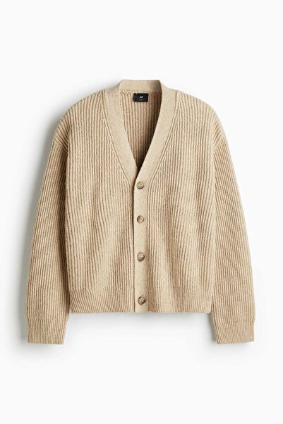 H&M Loose Fit Rib-knit cardigan