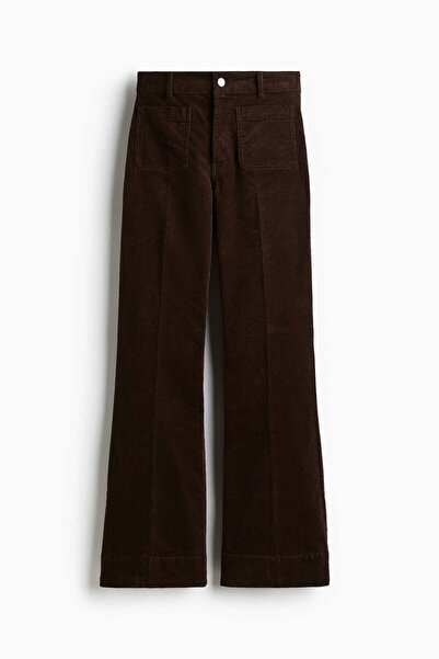 H&M Flared corduroy trousers