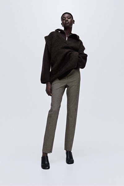 H&M Fitted jersey trousers