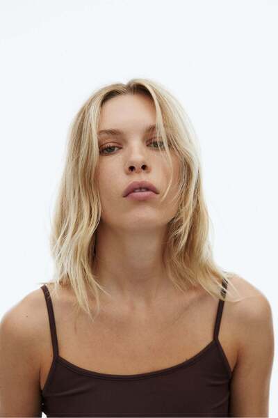 H&M Microfibre strappy top