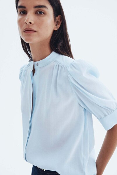 H&M Puff-sleeved blouse