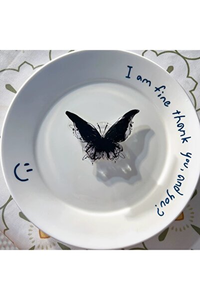 EDELFU Popsocket Yapışkanlı Kelebek Telefon Tutacağı Kelebek Şekilli Akrilik Epoksi Yüzey Parmak Tutucu