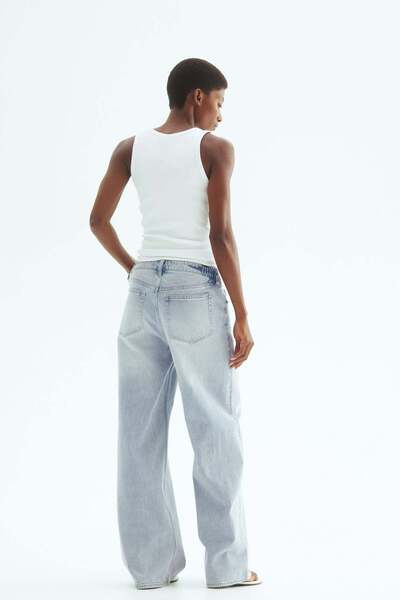 H&M ماما قبل وبعد الجينز العريض