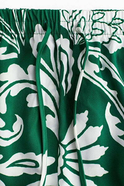 H&M Patterned drawstring trousers