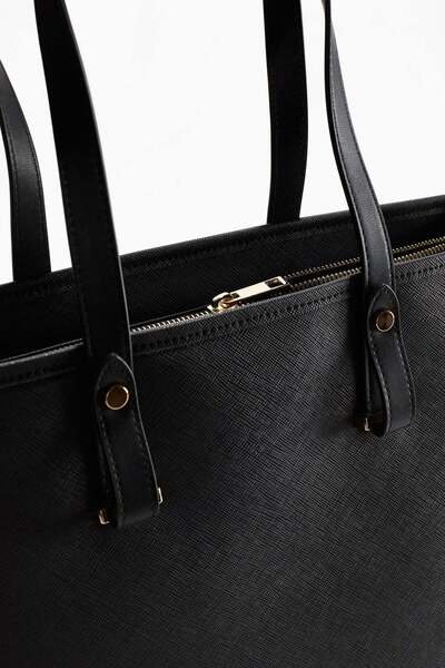 H&M Imitation leather shopper