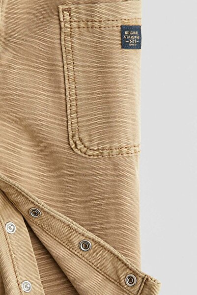 H&M Cotton canvas dungarees