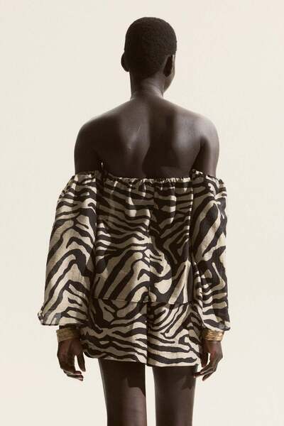 H&M قميص بدون أكتاف