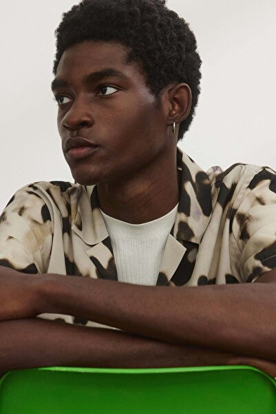 H&M Regular Fit Patterned resort shirt