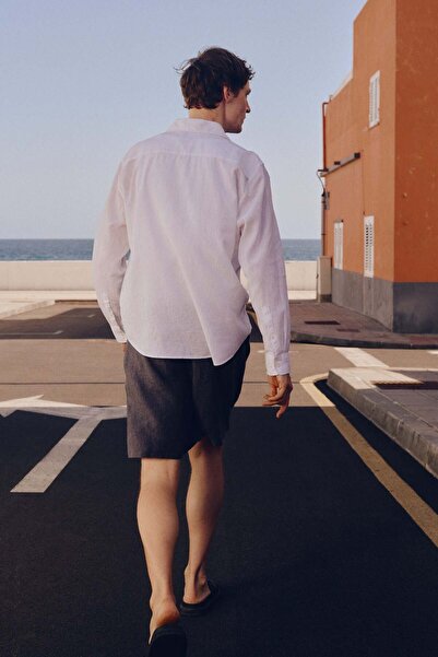 H&M Regular Fit Linen shorts