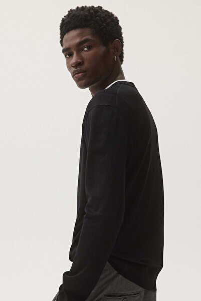 H&M سترة محبوكة بقصّة عادية