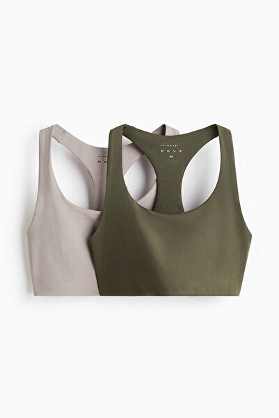 H&M 2-pack Medium support sports bras