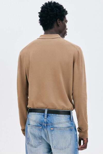 H&M Regular Fit Fine-knit polo shirt
