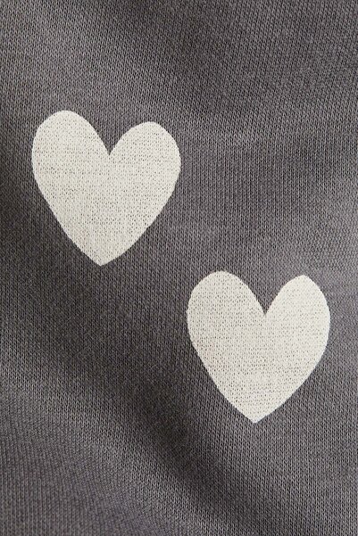 H&M Printed brushed-inside sweatshirt