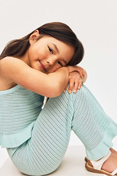 H&M Cotton-knit strappy top