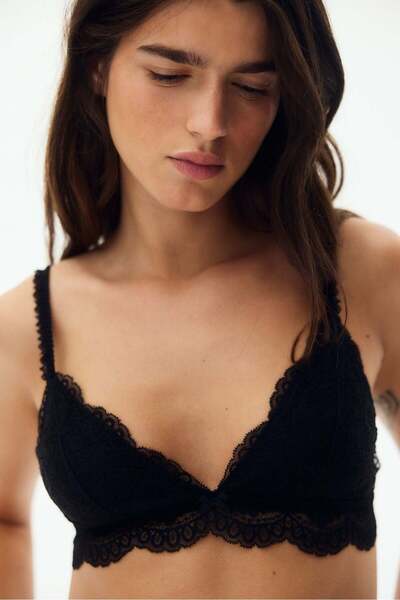 H&M Padded soft lace bra