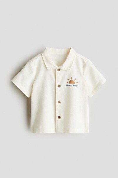 H&M Linen-blend shirt