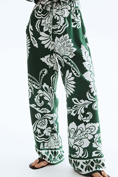 H&M Patterned drawstring trousers