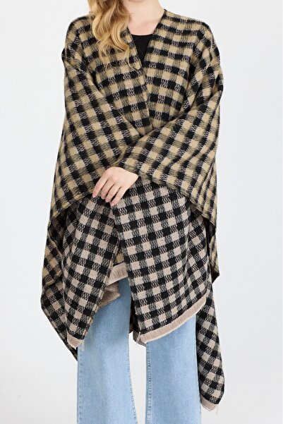 ZEMİRA HOME Poncho - Cotton Polyester Blend Stylish and High-Quality Fabric - Cream