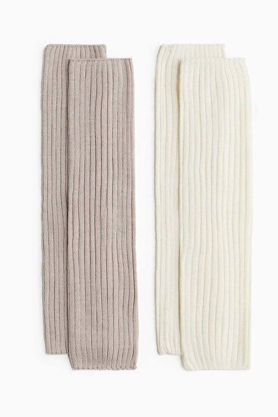 H&M 2-pack rib-knit leg warmers