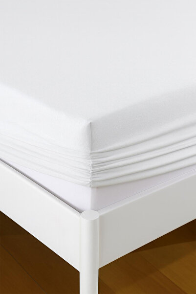 jupiter global bazaar 100% Cotton Bed Sheet Set-White