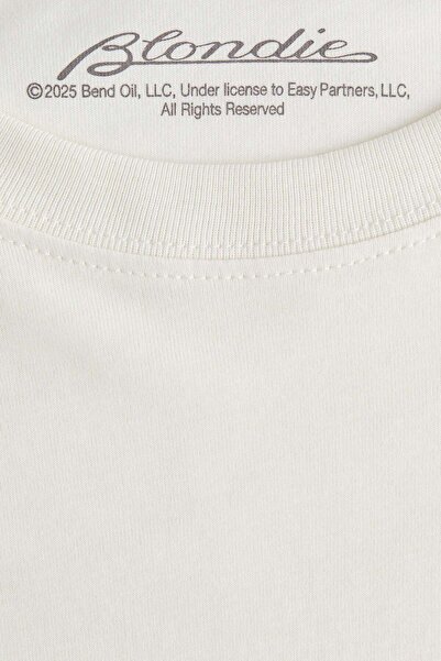 H&M تي شيرت مطبوع كبير الحجم