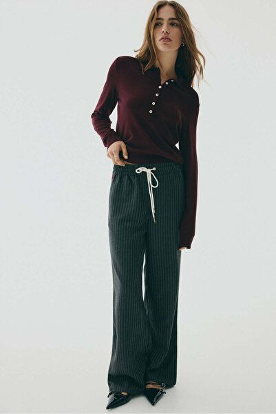 H&M Long-sleeved polo shirt