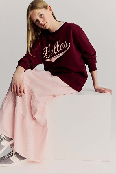 H&M Tiered cotton skirt