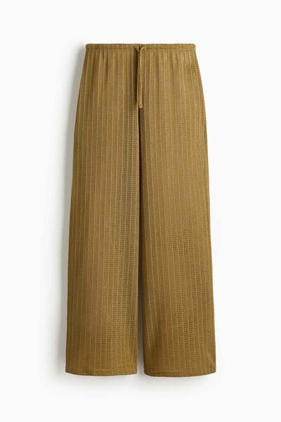 H&M Knitted drawstring trousers