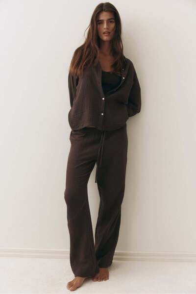 H&M Cotton muslin pyjamas