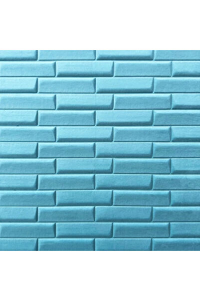 MallDeco Self-Adhesive 3D Velvet Decorative Wall Panel, Turquoise