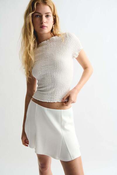 H&M Pleated scuba skort