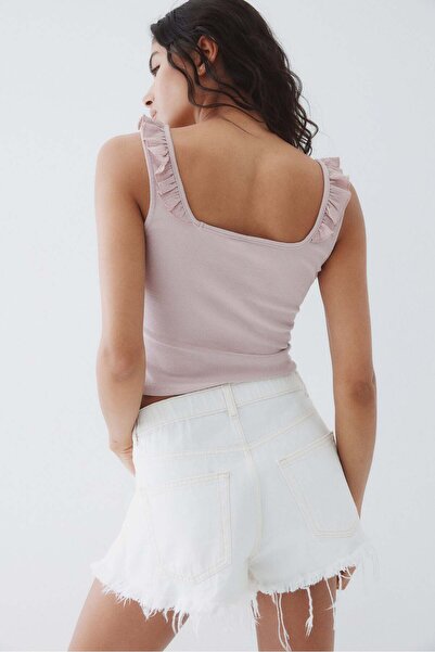 H&M Frill-trimmed vest top