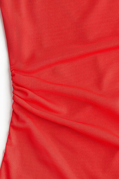 H&M Draped mesh dress