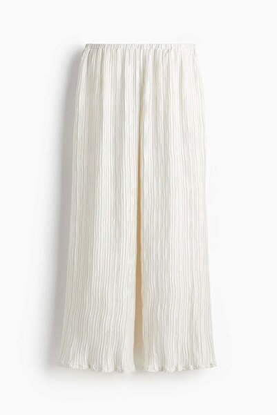 H&M Crinkled pull-on trousers