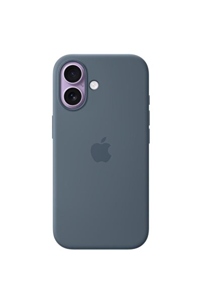 Apple Husa Originala Silicon MagSafe iPhone 17 Anchor Blue