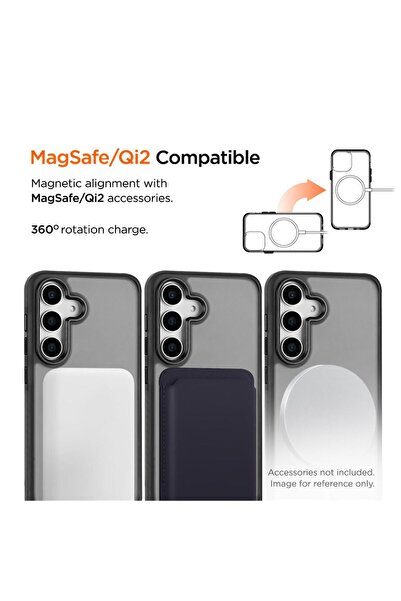 EIGER Blizzard Magsafe GRS Samsung Galaxy S25 Case Black