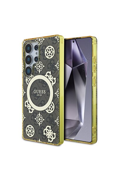Guess Husa 4G Gold Electroplacate cu model de bujor Samsung Galaxy S25 Ultra ...