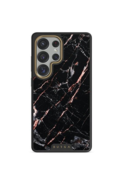 BURGA Husa Elite Gold Rose Gold Marble Samsung Galaxy S25 Ultra